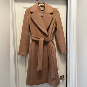 H&M Wool Camel Coat 32/0